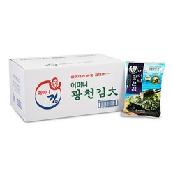 광천어머니김 전장김 60g X 20봉 1box /식탁김/도식락김/돌자반/김밥김/김자반, 25