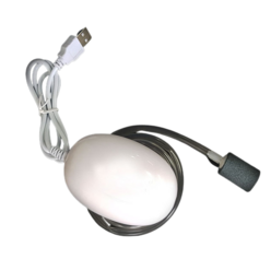 USB 휴대용 기포기 산소발생기 낚시용품, 화이트, E달걀형 기포기