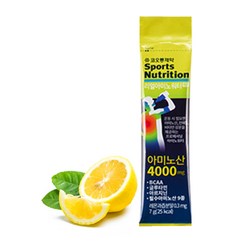 코오롱제약 리얼 아미노워터 레몬맛 1포 에너지워터 전해질음료 bcaa, 단품
