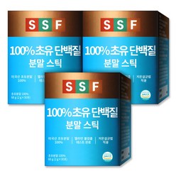 순수식품 초유 100% 단백질 분말 가루 스틱 파우더 3박스(90포) lgg함유 프로틴, 90개, 2g