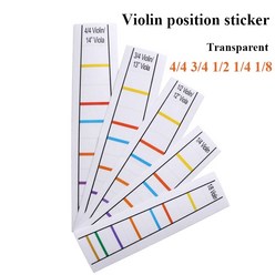 바이올린 44-18 지판 스티커 피치 위치 스티커, 1 4