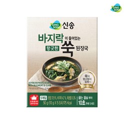 신송 바지락 쑥 된장국 10g, 5개