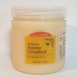 유럽식 크림꿀 600g 국내산 100% 야생화향 벌꿀 Korean farmmer Creamed Honey, 1개, 자연사양혼합맛