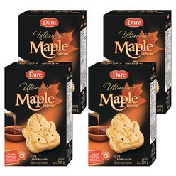 데어 메이플 프리미엄 크림 쿠키>Dare Maple Creme Cookies 300g-4팩(캐나다 메이플 크림 쿠키의 풍미과 맛이 예민한 당신의 입맛을 만족시켜요~), 4팩, 384g, 4개