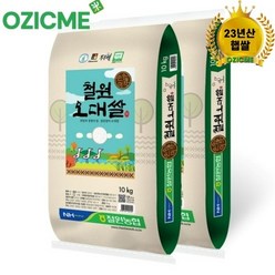 (오직미)철원오대쌀10kgx2개 철원농협 철원DMZ 당일도정 산지직배(23년햅쌀), 2개