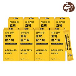 즙쟁이 하루하루 호박팥스틱 8박스 (총112포), 8개, 단품, 140g