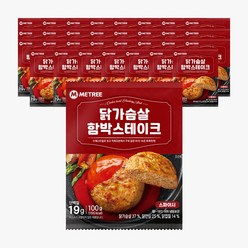 미트리 닭가슴살 함박스테이크 스파이시 100g, 32개