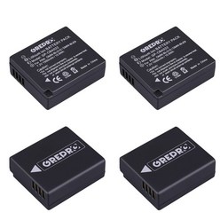 저무리 호환제품 파나소닉 LUMIX GF5 GF6 GX7 LX100 GX80 GX85 용 USB 및 Type-c가있는 1500mAh DMW-BLG10 DMW BLG10 BLG10, 04 4x Battery, 04 4x Battery, 1개
