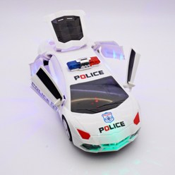 LED 움직이는 미러볼 경찰차 변신자동차 장난감 미니카 선물