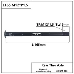 자전거용품 부품 부속 HEPPEMTB 로드 바이크 스루 액슬 프론트 포크 샤프트 꼬치 리어 허브 12x142 12x148 12x100 12x110 M12xP10P15 자전거
