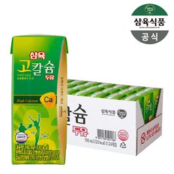 삼육두유 고칼슘두유, 190ml, 24팩