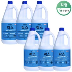 바른세제연구소 락스 2L x 6개(1BOX), 6개