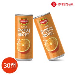 롯데 델몬트 스퀴즈 오렌지 에이드 240ml x 30캔, 상세페이지 참조, 상세페이지 참조, 상세페이지 참조