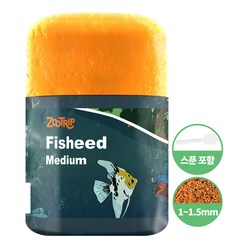 주트립 피쉬드 미디엄 (베타 물고기 열대어 사료 먹이 밥), 1통