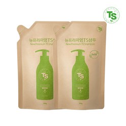 TS 뉴프리미엄 리필용 샴푸 라벤더향, 500g, 2개