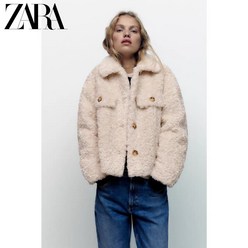 ZARA 자라 에코 시어링 뽀글이 플리스 오버셔츠 자켓