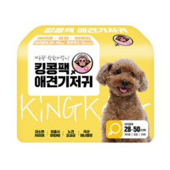 킹콩팩 강아지 기저귀 여아용 30p, 중형, 1개