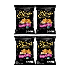 Stacy's 4개 스테이시 피타 칩스 시나몬 슈가 수입과자 207.8 g Stacys, 207.8g