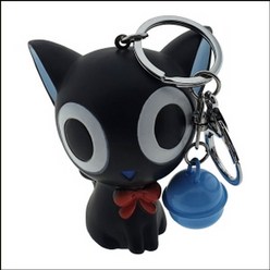 검은 고양이 방울 열쇠고리(키홀더), 수량, 1개