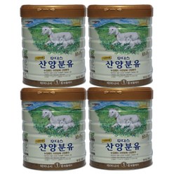 후디스 프리미엄 산양분유 1단계, 4개, 800g