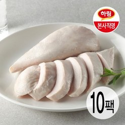 하림이닭 100% 닭가슴살 100g 10팩, 10개