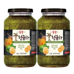 꽃샘 꿀청귤차 1kg, 1개입, 2개