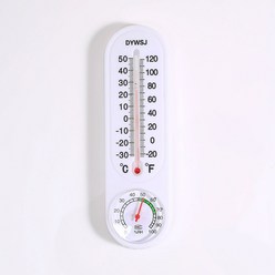 플라스틱 온도계 습도계 실내 온습도계, 1개