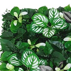 3D Artificial Plant Wall Panel Ornament for Background Fake Lawn Decor, 한개옵션0