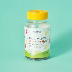 뉴트루 독일 어린이 비타민 젤리 멀티비타민 구미 베어 30일, 3병, 60정