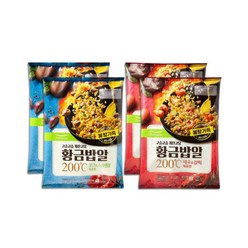 풀무원 황금밥알 볶음밥 포크스크램블 420g(2인분) 2봉 + 새우갈릭 420g(2인분) 2봉