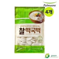 풀무원 찰 떡국떡, 4개, 1kg