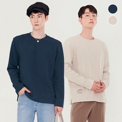 [체이스컬트]변형 NEAT 조직 라운드 T-SHIRT/2Color