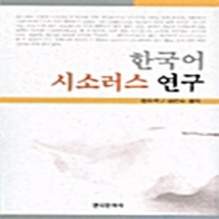 NSB9788957261774 새책-스테이책터 [한국어 시소러스 연구]---한국문화사-한유석 외 지음-국어학개론/정서법-20040721 출간-판형 15, 한국어 시소러스 연구