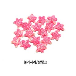 10개입 푸드아트 해산물 파츠 해물탕 고동 소라 골뱅이 불가사리 꼬막 조개 네일아트 셀프네일 여름파츠 바다파츠 12칸세트 (수량구매 대환영), [불가사리/핫핑크]10pcs