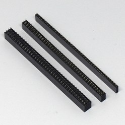 DIY파츠 핀헤더소켓 피치2.54mm 스트레이트 pin header socket 40p, 3열