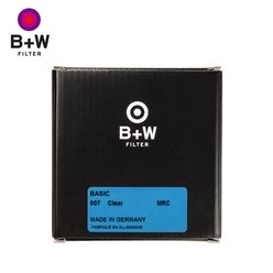슈나이더 B+W BASIC MRC 007 Clear 렌즈필터 82mm/ED