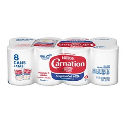 네슬레 카네이션 무가당 연유 354ml 8팩 Carnation Evaporated Milk (12 oz. 8 pk.), 8개