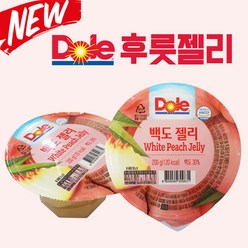 돌 Dole 컵젤리 백도, 200g, 2개