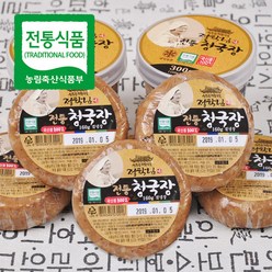[푸르젠] (6개 15900원)전통식품인증 정학님의 국산콩 수제 청국장, 160g, 6개
