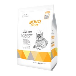 보노네이처 고양이 스킨앤코트 (피부&모질) 연어 사료, 2kg