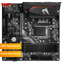 메인보드 컴퓨터부품 기가 바이트 GA B460M AORUS ELITE Micro-ATX 인텔 DDR4 M.2 128G 지원 10 gen 1200 C, 01 마더 보드