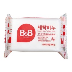 비앤비 유아 세탁비누 200g 아카시아 X 1개/ 아기빨래, 1개