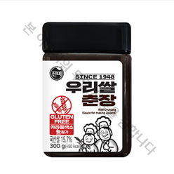 진미식품 우리쌀 춘장(글루텐무첨가) 300g, 300g × 1개, 1입