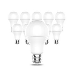 장수램프 LED 전구 10W [10개입] 벌브 램프 세트, 주광색(하얀빛)