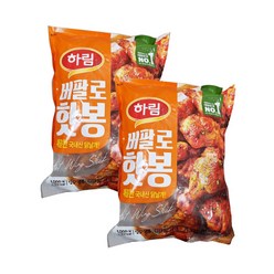 무료배송!! 코스트코 하림 버팔로 핫윙(봉) 1kg x 2봉 / 닭 튀김 윙, 아이스박스+드라이아이스, 2개