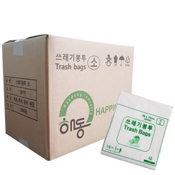 해동산업 대명크린 쓰레기봉투 30L(소) (58x75) 1000매 흰색, 1box