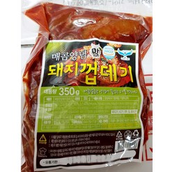 무배_매콤양념돼지껍데기(350g) 업소용, 단품, 1개