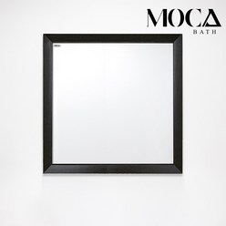 모카바스 욕실용 거울 모음, 피라밋 블랙 욕실거울(800X800)
