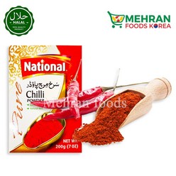 NATIONAL Red Chilli Powder 200g 칠리 가루, 1개