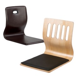 RM디자인 5구 원목 레자 좌식 고주파 식당 일식 의자, 레자좌식-블랙